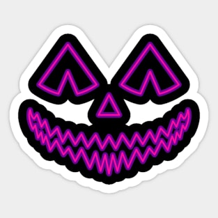 Neon Halloween Sticker